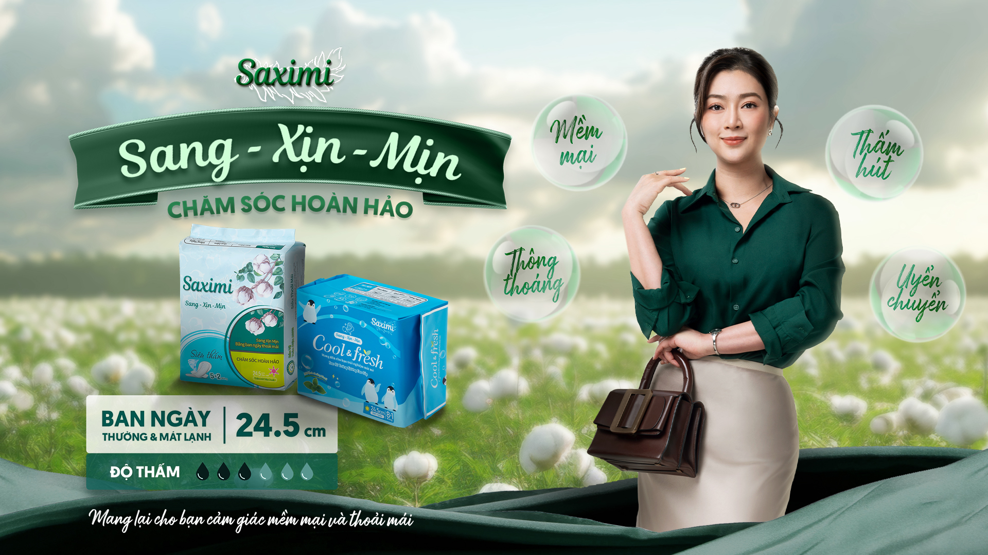 Băng vệ sinh cao cấp Saximi