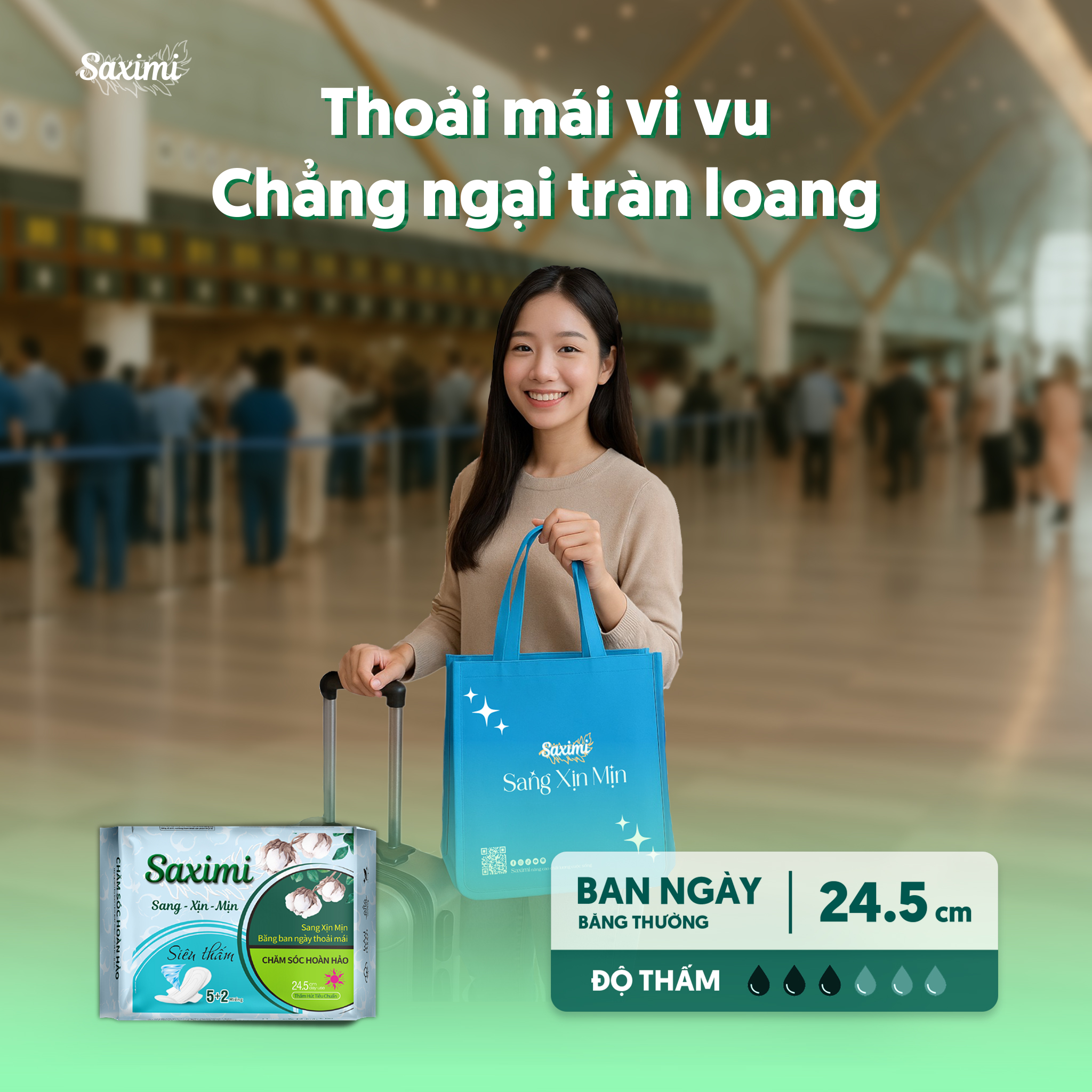 Băng vệ sinh Saximi - Băng vệ sinh chất lượng