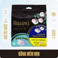 Băng quần Saximi Bông mềm mịn trống tràn tuyệt đối