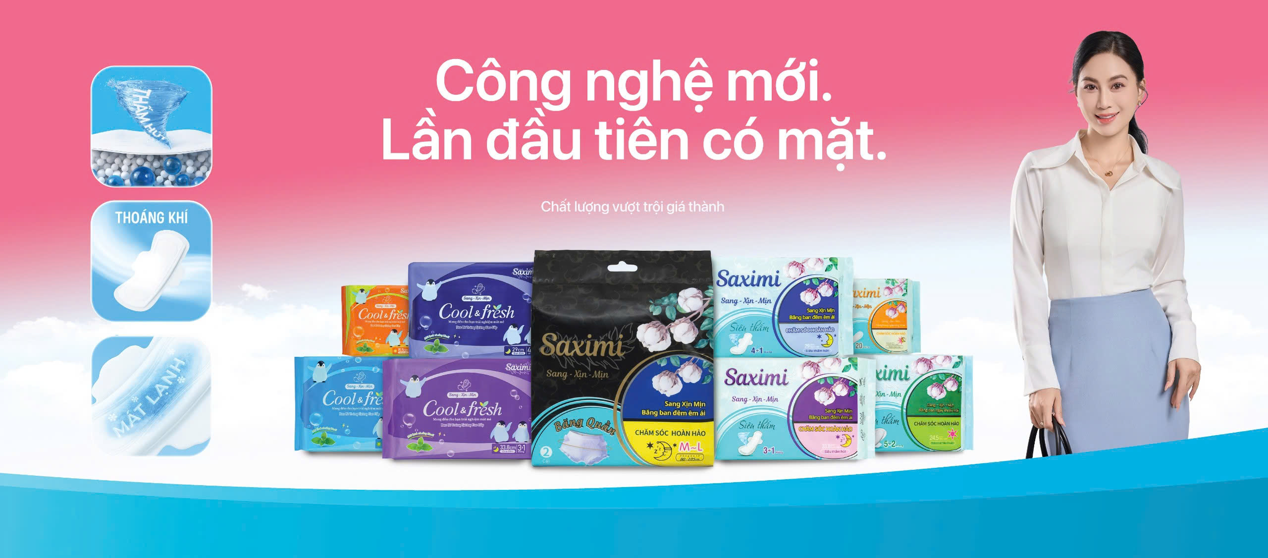 Băng vệ sinh Saximi
